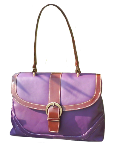 Manufacturers Exporters and Wholesale Suppliers of Purpel Brown Handbag  Kolkata West Bengal